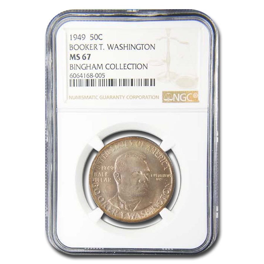 1949 Booker T. Washington Half Dollar MS-67 NGC