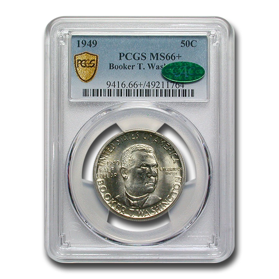 1949 Booker T. Washington Half MS-66+ PCGS CAC