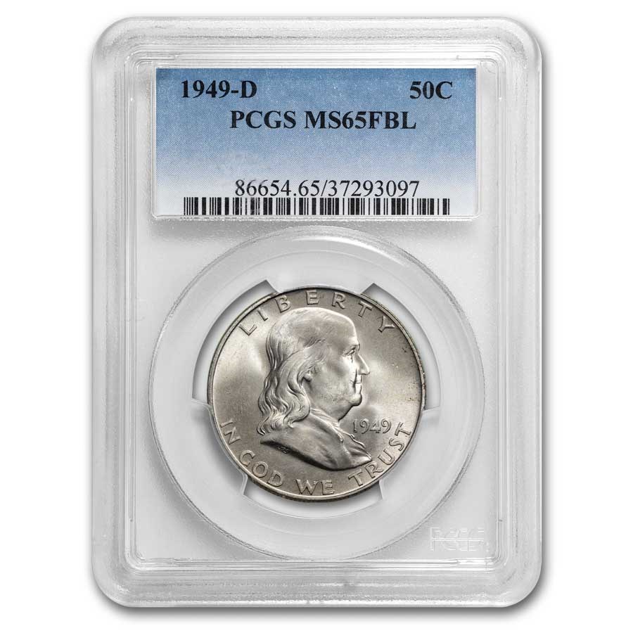 1949-D Franklin Half Dollar MS-65 PCGS (FBL)