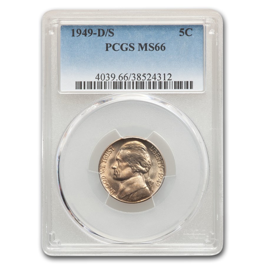 Buy 1949-D/S Jefferson Nickel MS-66 PCGS | APMEX