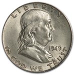 1949 Franklin Half Dollar AU