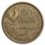 1950-1954 French Fourth Republic CU-AI 20 Francs Avg Circ