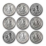 1950-1964 Washington Quarter Proof Set (Capital Plastic)