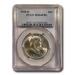 1950-D Franklin Half Dollar MS-64 PCGS (FBL)