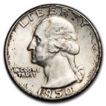 1950-D Washington Quarter AU