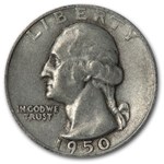 1950-D Washington Quarter VG/XF