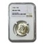 1950 Franklin Half Dollar MS-66+ NGC (FB)