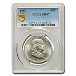 1950 Franklin Half Dollar PR-67 PCGS