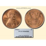 1950-S Lincoln Cent MS-65 PCGS (Red)