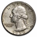 1950-S Washington Quarter AU