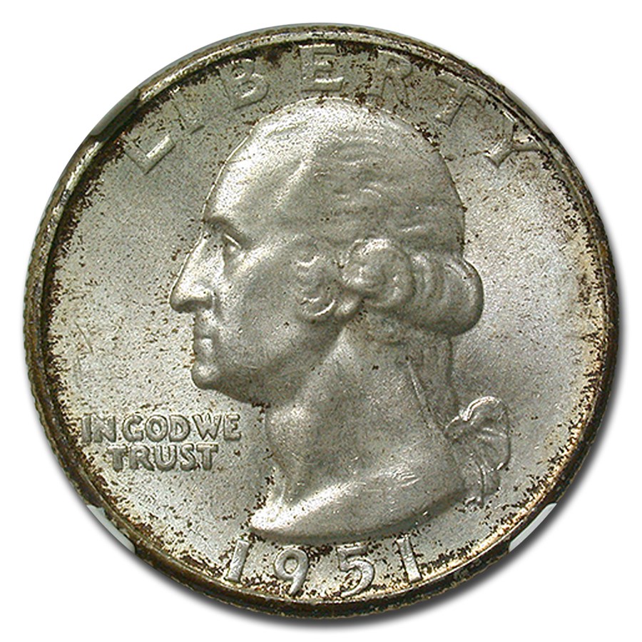 1951-D Washington Quarter MS-67 NGC