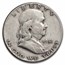 1951 Franklin Half Dollar 20-Coin Roll Avg Circ