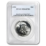 1951 Franklin Half Dollar MS-64 PCGS (FBL)