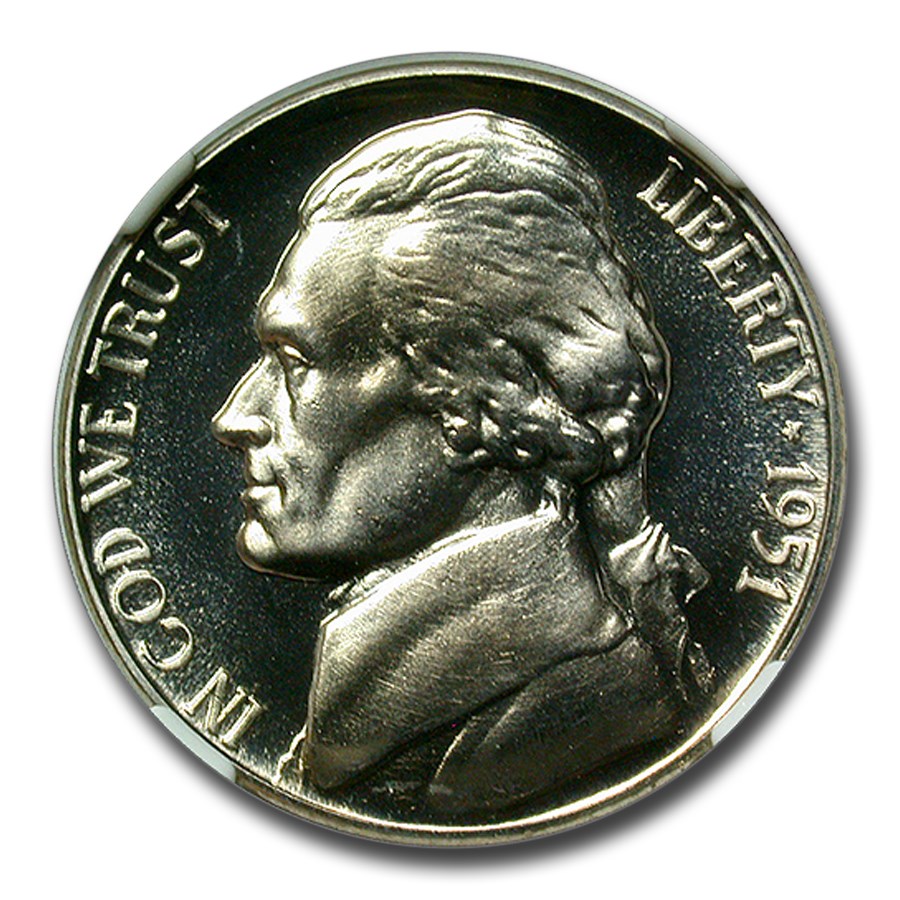 1951 Jefferson Nickel PF-68* NGC