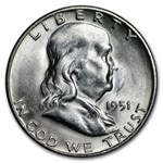 1951-S Franklin Half Dollar AU