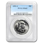 1951-S Franklin Half Dollar MS-65 PCGS