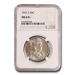 1951-S Franklin Half Dollar MS-67+ NGC