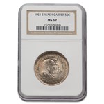 1951-S Washington Carver Half Dollar Commem MS-67 NGC