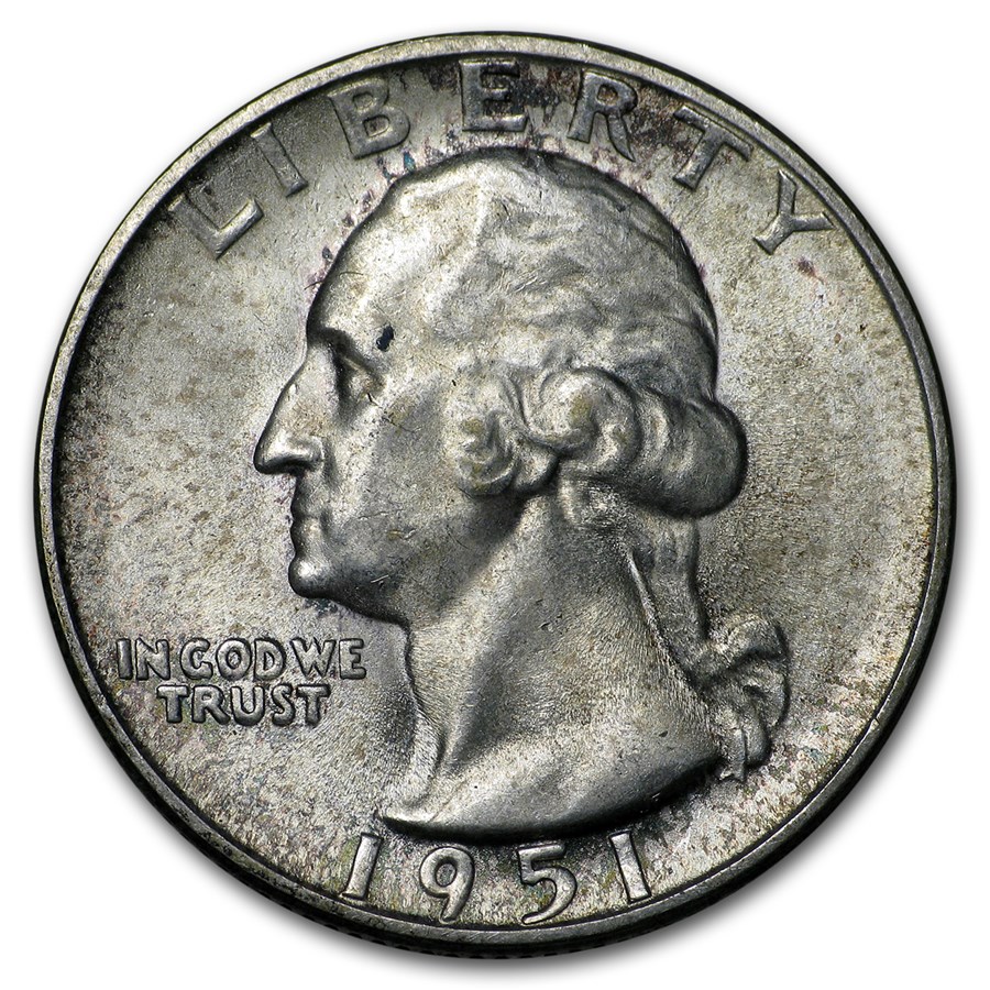 1951-S Washington Quarter BU