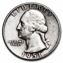 1951-S Washington Quarter VG/XF