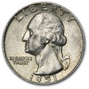 1951 Washington Quarter AU