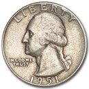 1951 Washington Quarter VG/XF