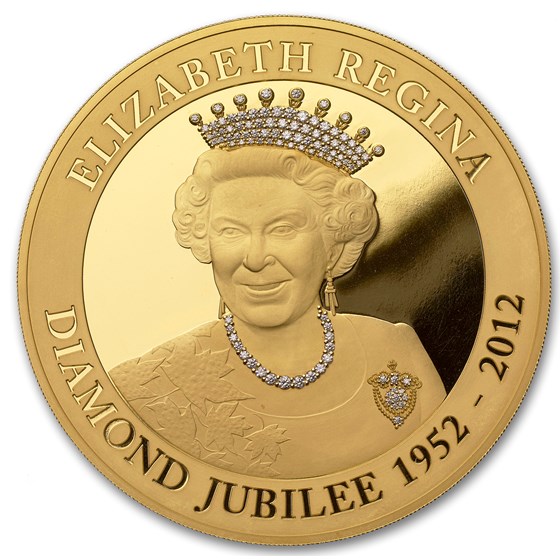 Buy 1952-2012 1 kilo Gold Queen Elizabeth Diamond Jubilee | APMEX