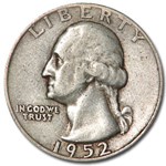 1952-D Washington Quarter VG/XF