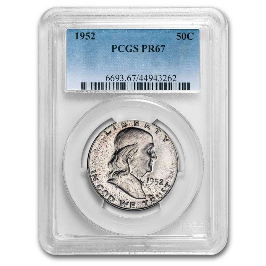 1952 Franklin Half Dollar PR-67 PCGS