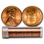 1952 Lincoln Cent 50-Coin Roll BU