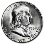 1952-S Franklin Half Dollar BU