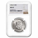 1952-S Franklin Half Dollar MS-65 NGC