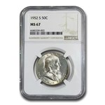 1952-S Franklin Half Dollar MS-67 NGC