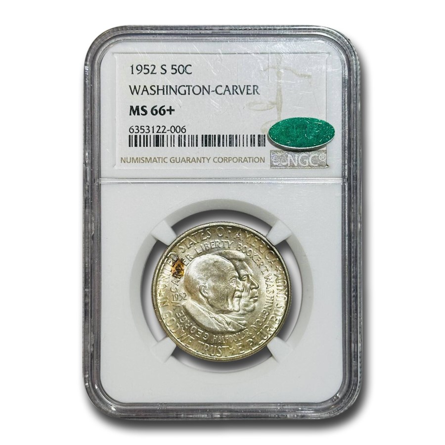 1952-S Washington Carver Half Dollar MS-66+ NGC CAC