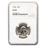 1952 Washington Quarter PF-69 NGC