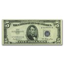 1953-1953-B $5.00 Silver Certificate CU