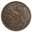 1953-1965 New Zealand Bronze Penny Tui Bird Elizabeth II BU Brown