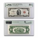 1953 $2.00 U.S. Note Red Seal CU-64 EPQ PMG (Fr#1509)