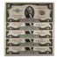 1953-A $2.00 U.S. Notes Red Seal CU (Fr#1510) 5 Consecutive
