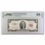 1953-B $2 U.S. Notes Red Seal CU-64 EPQ PMG (Fr#1511)