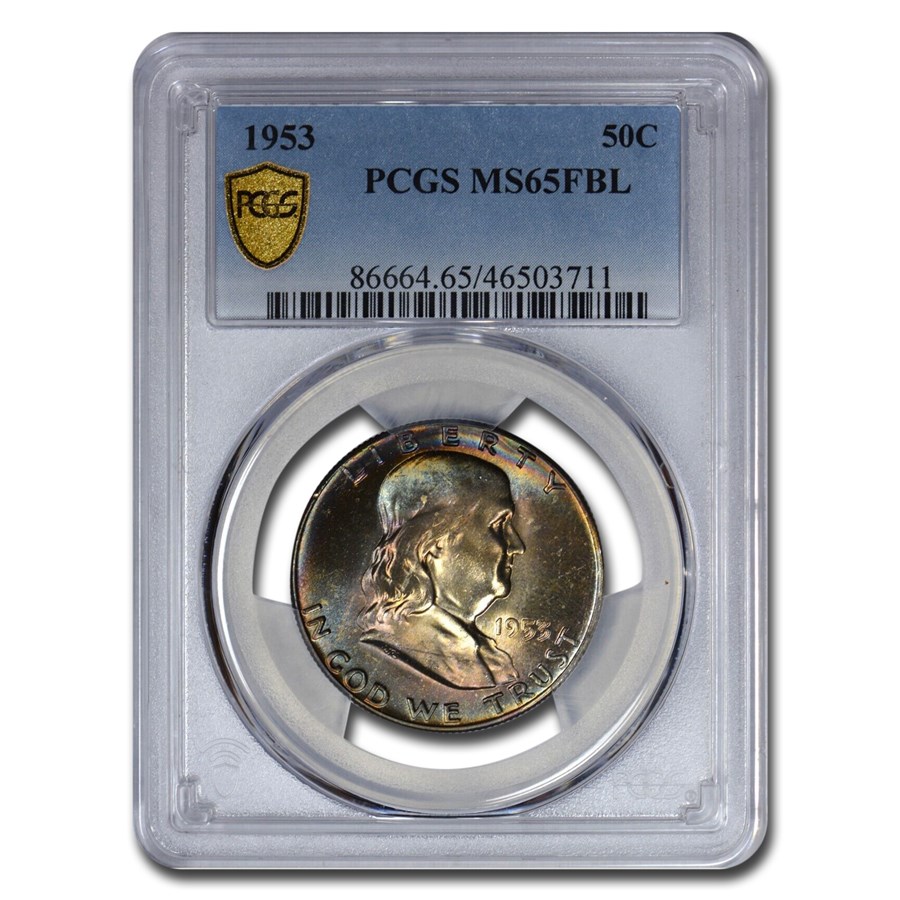 1953 Franklin Half Dollar MS-65 PCGS (FBL)