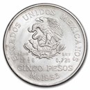 1953 Mexico Silver 5 Pesos Hidalgo BU