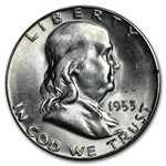 1953-S Franklin Half Dollar BU