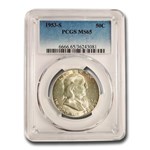 1953-S Franklin Half Dollar MS-65 PCGS