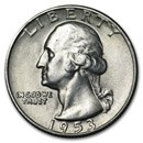 1953-S Washington Quarter AU