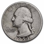 1953-S Washington Quarter VG/XF