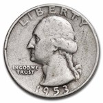 1953 Washington Quarter VG/XF