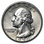 1954-D Washington Quarter AU