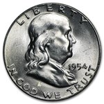 1954-S Franklin Half Dollar BU