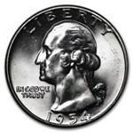 1954 Washington Quarter BU